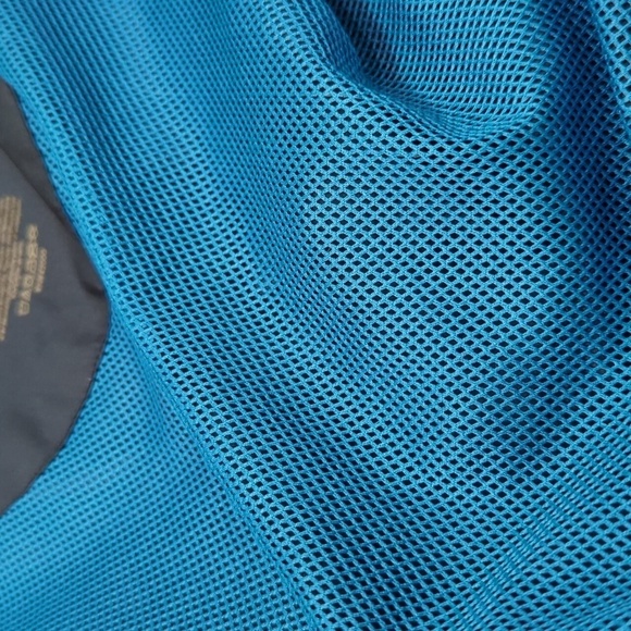 Athletech Men's Navy Windbreaker w/Drawstring Size Medium Mesh Lining - Picture 6 of 7